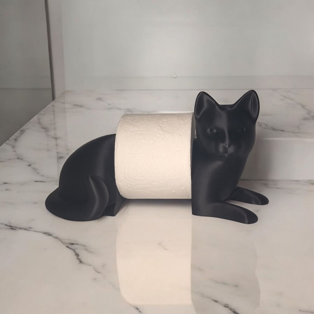 Cat Toilet Paper Holder